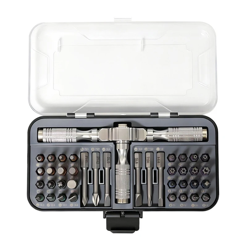 

Многофункциональный набор отверток с храповым механизмом 38 в 1, магнитные биты, бытовой гаечный ключ, набор отверток S2, стальные инструменты высокой твердости