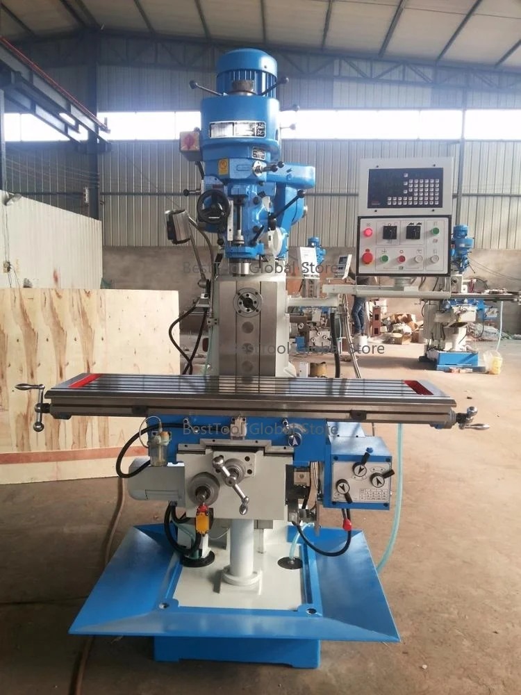 X6332W Hori-zontal Ver-tical Universal Manual Turret Met-al Milling Mac-hine Fre-sadora