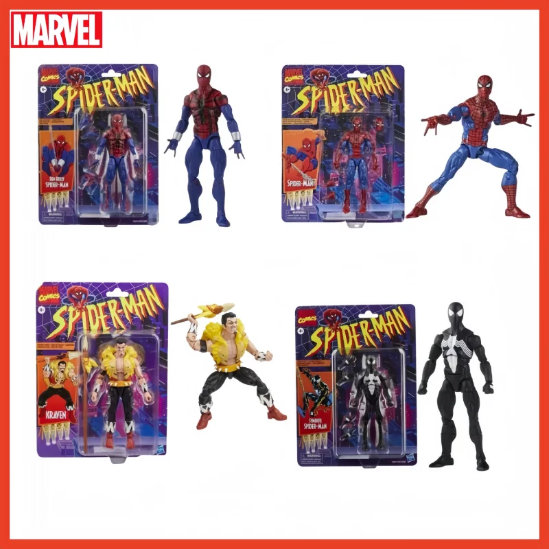 Marvel Legends Retro Spider Man 6 Inch Venom Action Figure Sdcc Limited Edition Venom Figures Collectibl Model Festival Gifts