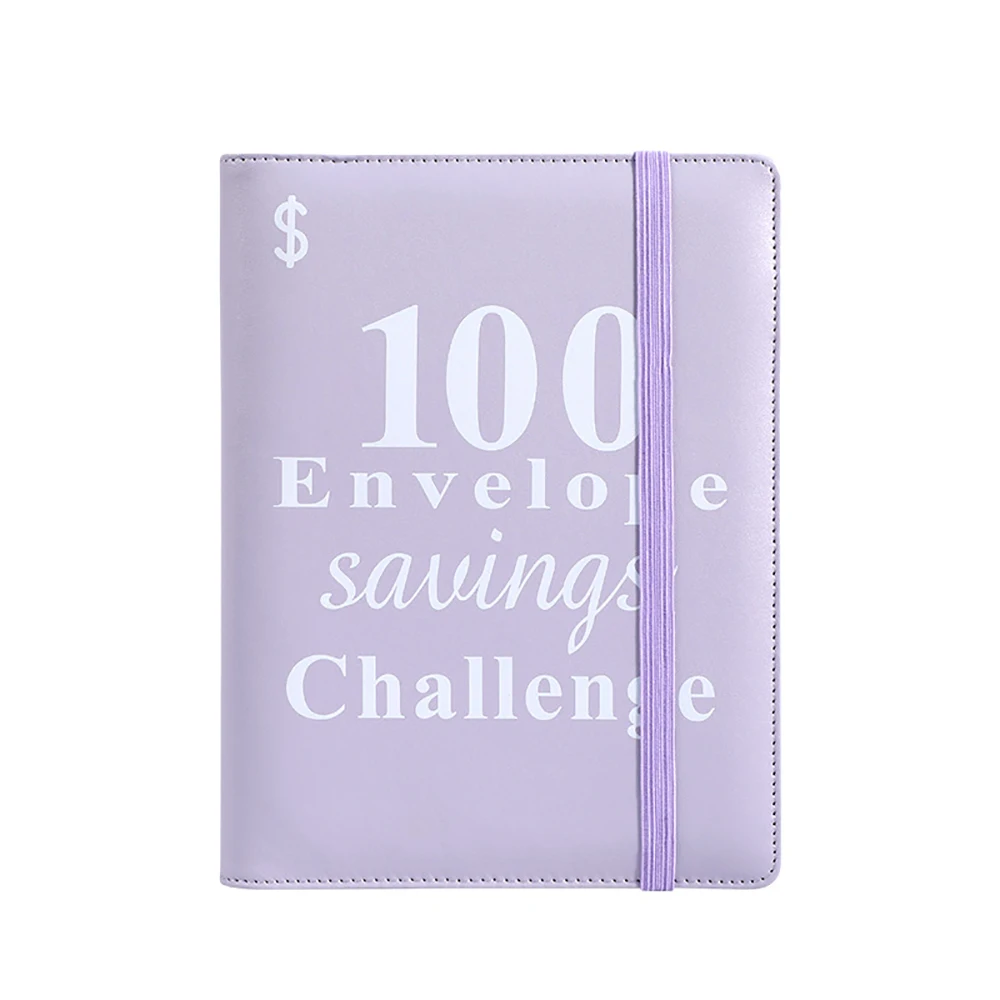 100 buste Eave Money Plan Save Challenge buste in contanti Money Organizer Notebook