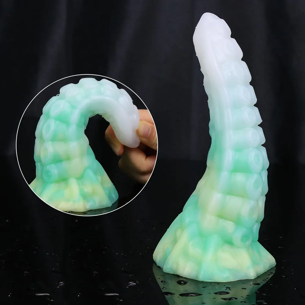 Soft Silicone Small Octopus Tentacle Dildo Animal Fantasy Dildo Colorful Anal Butt Plug Masturbate For Women Men Orgasm Sex Tool