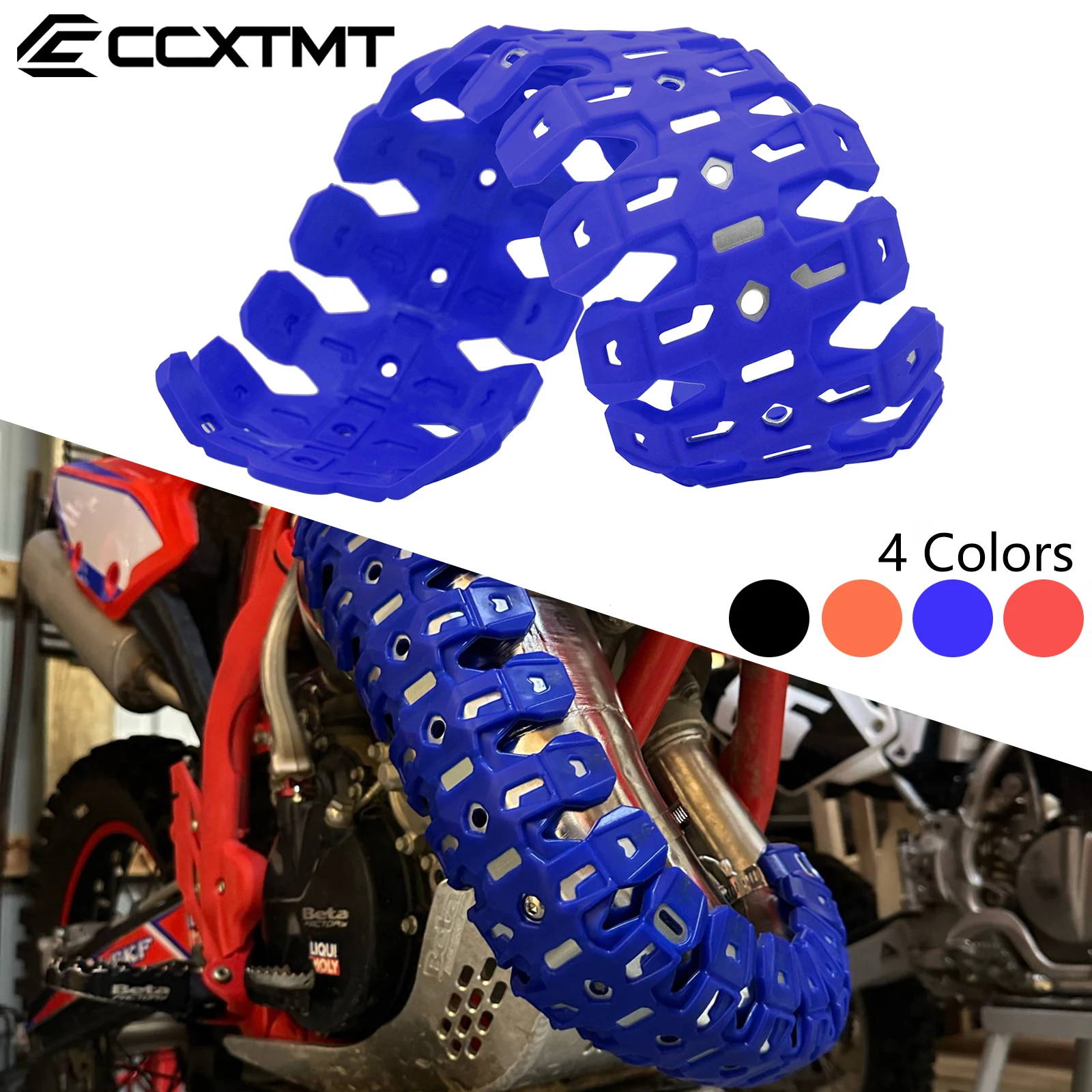 Теплозащитный кожух глушителя 60 см для Sherco SE 300 SE 250 2014-2023, Yamaha YZ125 YZ250 2005-2023, KTM, GasGas, Beta