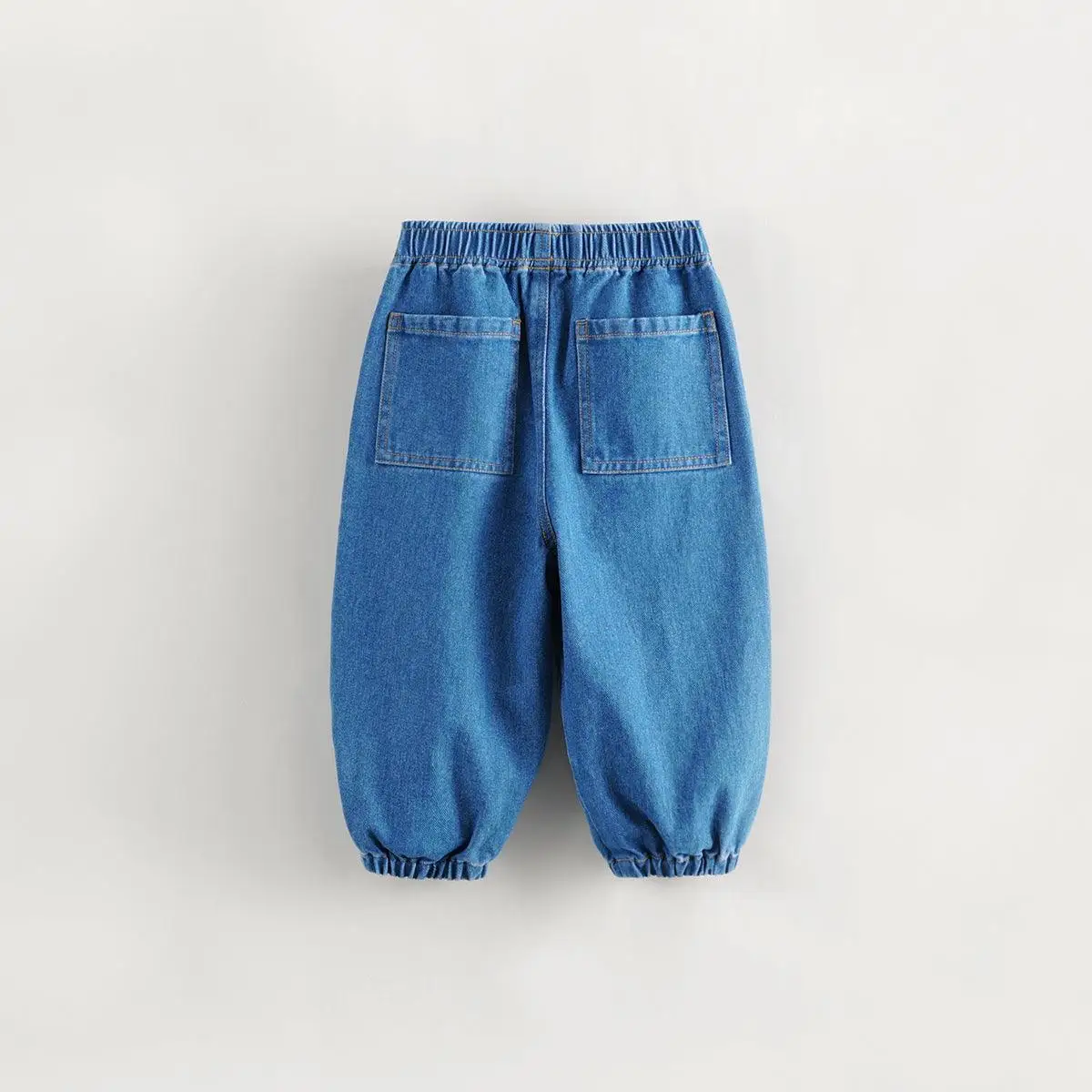 MARC&JANIE Boys Cotton Denim Carrot Pants Parachute Pants for Autumn 231679