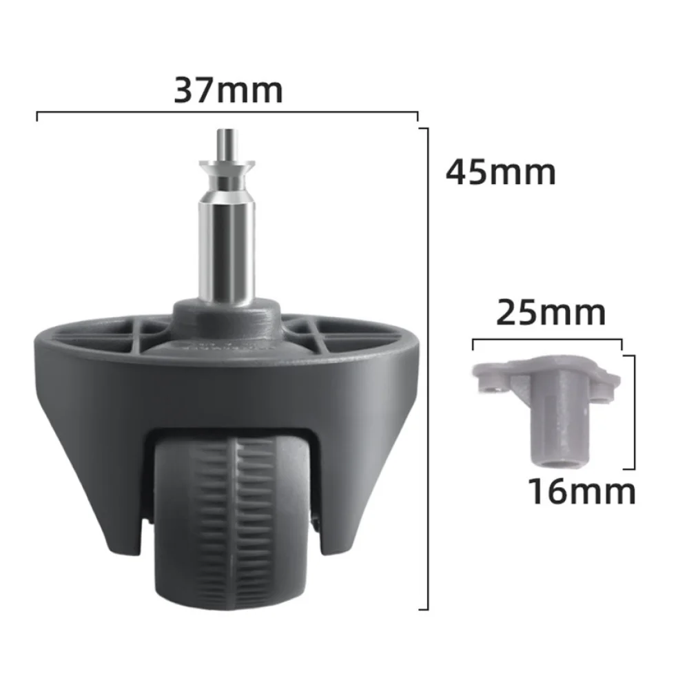 Rueda Universal con soporte antideslizante para Robot aspirador NARWAL J4/J5, accesorios, 1/2 Uds.