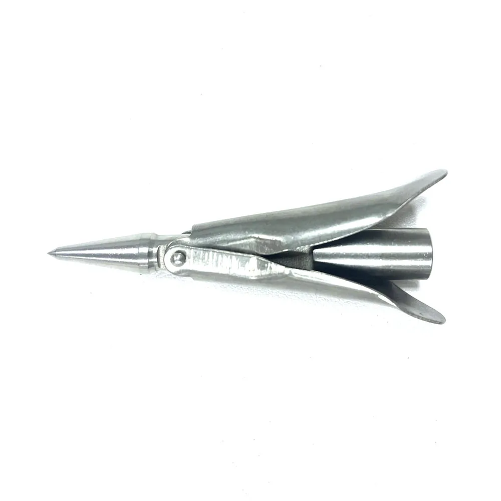 1pc Omer Harpune Welle Spitze M7 Gewinde Pesca Speer Kopf Scuba Speer Spitze Harpune Air Speer Pneumatische Harpune doppel Floppers – Detail 11