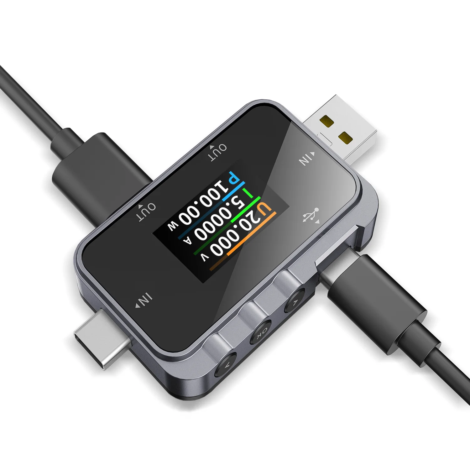 FNIRSI FNAC-28 Type-C USB Tester Digital Voltmeter Ammeter Voltage Current Meter Mobile Phone Laptop PC Power Bank Charger Test