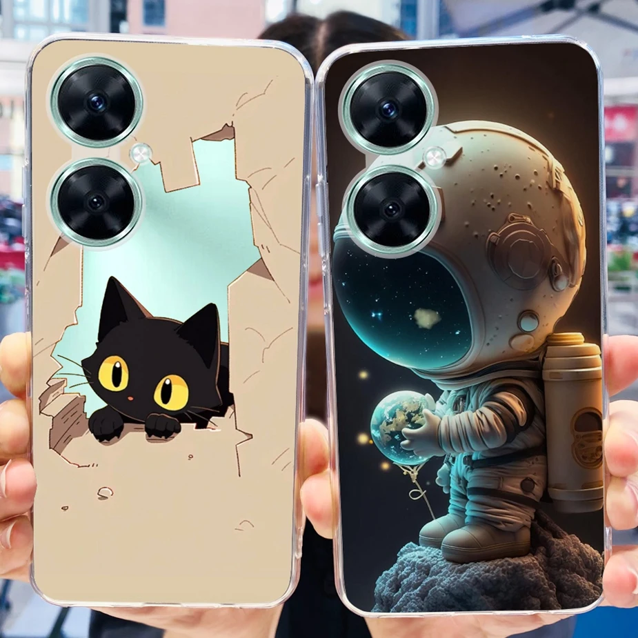 For Huawei Nova 11i Case Nova11 SE Colorful Painted Cover Clear Silicone Soft TPU Phone Case For Huawei Nova 11 Pro Nova11 Shell