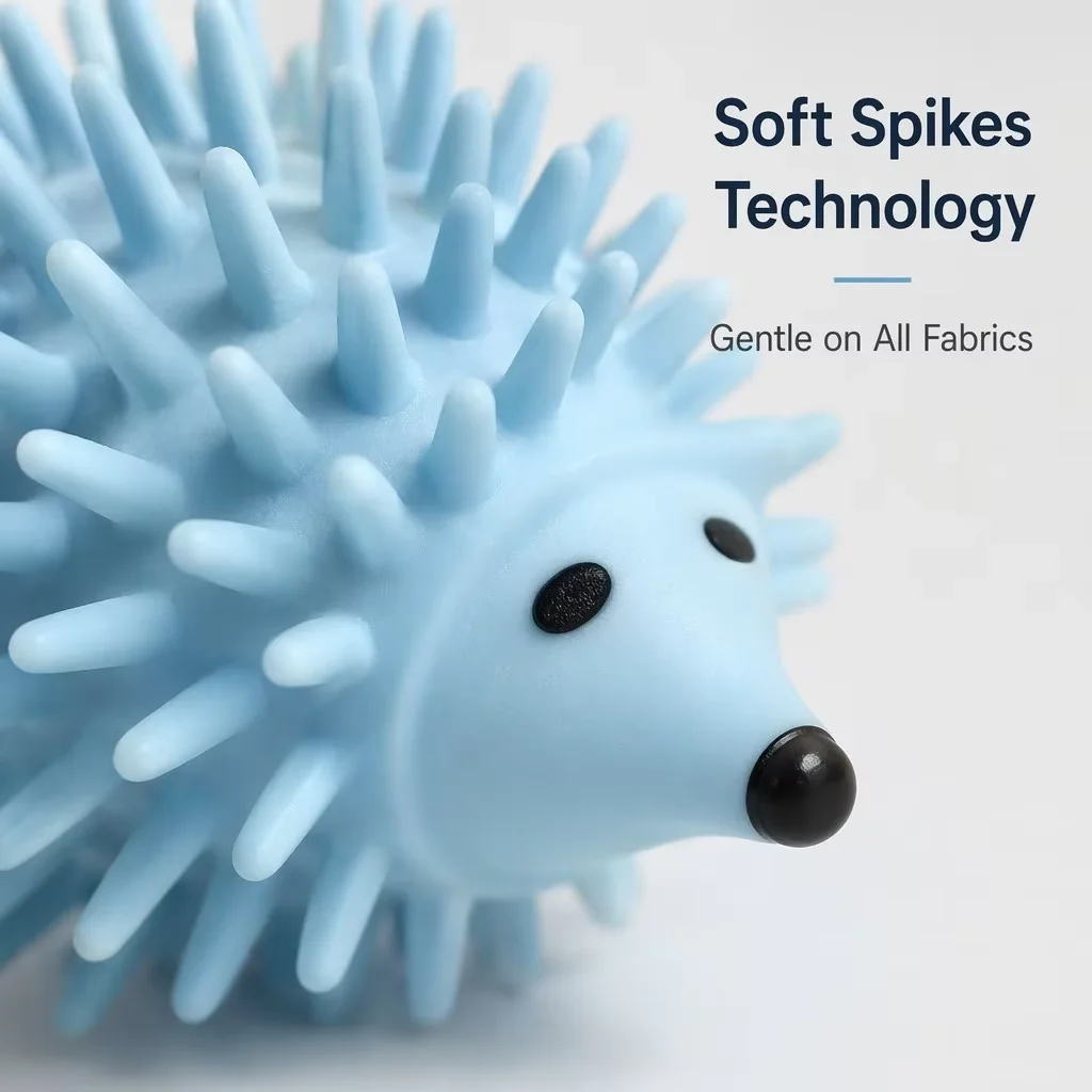 Hedgehog laundry ball anti tangling and anti knotting cleaning tool, hair removal and cleaning ball, washing and protection ball