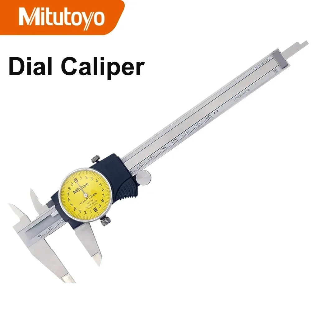 

Mitutoyo Dial Caliper Stainless Steel Measuring Tool 505-730 0-150mm 505-731 0-200mm