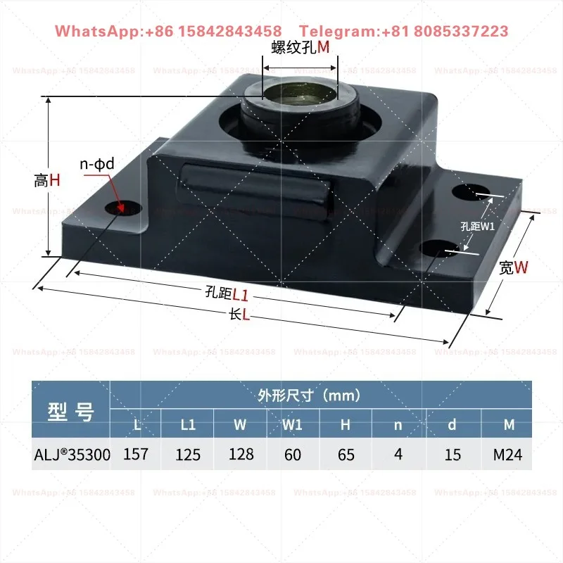 ALJ34 Rubber Shear Shock Absorbing Pad Fan Damper BE15 BE25 BE40 BE60 Vibration Isolator