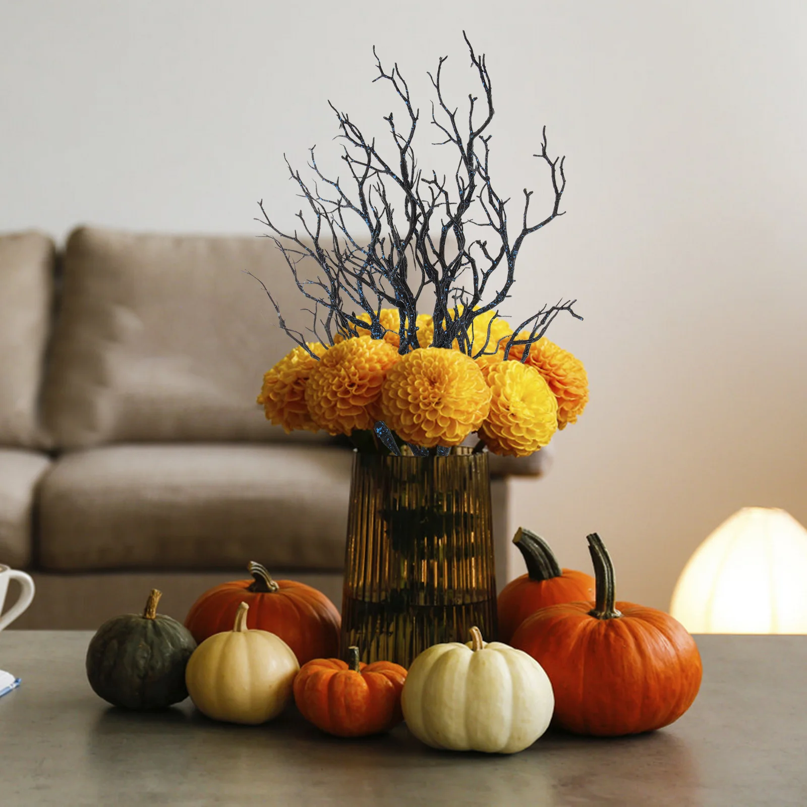 

6Pcs Artificial Coral Branches High Simulation Antler Branch DIY Twigs Vase Filling Decorative Branches for Home Garden Party