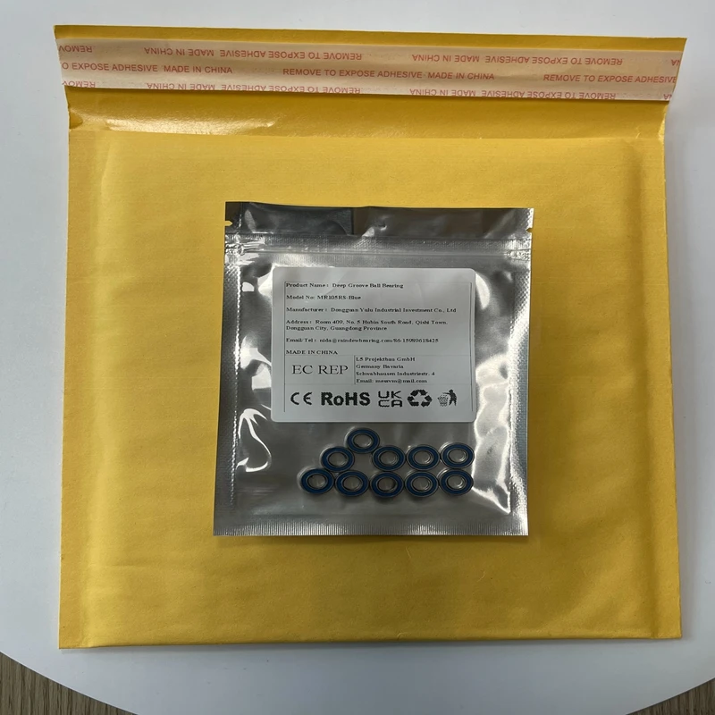 

10PCS/LOT MR105-2RS 5x10x4 mm ABEC-7 Miniature Ball Bearings Blue Sealed 608RS 6700RS 686RS 6800RS 695RS 6900RS MR1319RS