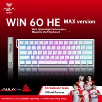 Aula Wolf Spider Win60he Magnetic Axis Mechanical Keyboard Rt Esports Game Fps Fearless Contract Customized Wired Rgb