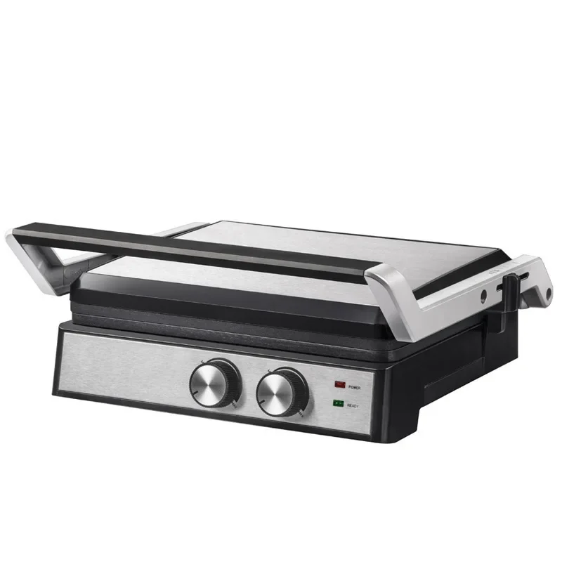 Automatic Fried Steak Mechanical Oven Sandwich Panini Breakfast Machine Grilled Steak Machine Electric Frying Pan Электрогриль