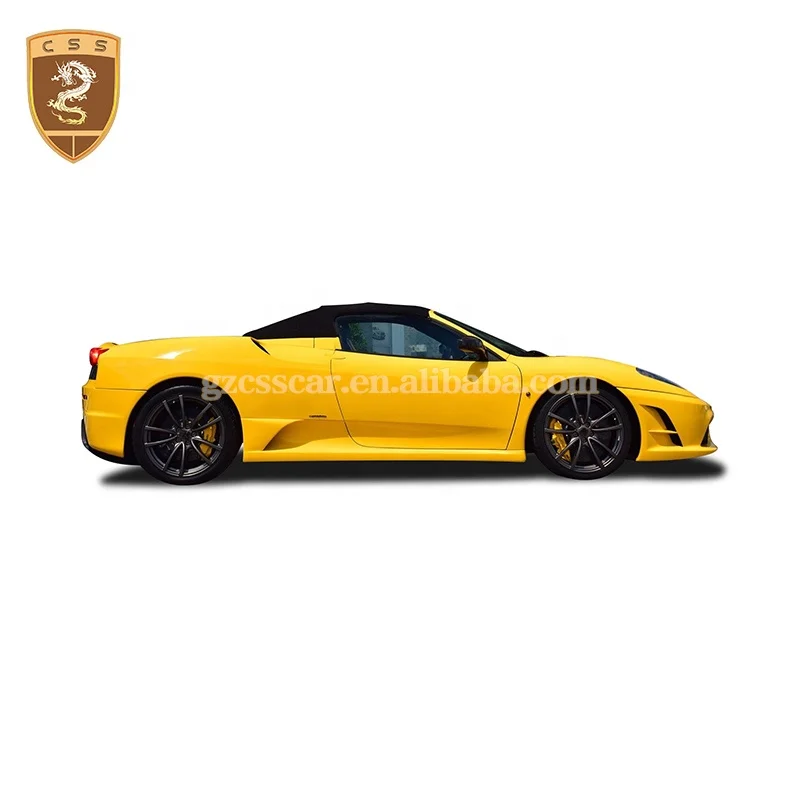 Voor Ferrari F430 Body Kit SC Stijl Glasvezel Voorbumper Side Rokken Achterbumper Diffuser Bodykit