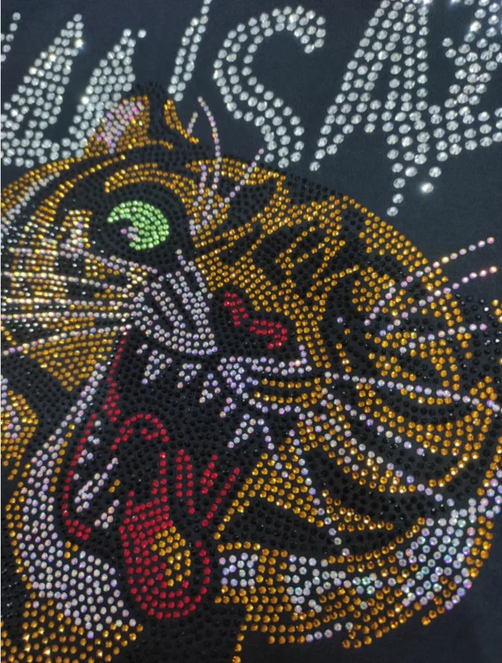 Top Rhinestones europe design Skull man sweaters Men Fashion Streetwear O Neck long Sleeve Sweater hot sale Cotton