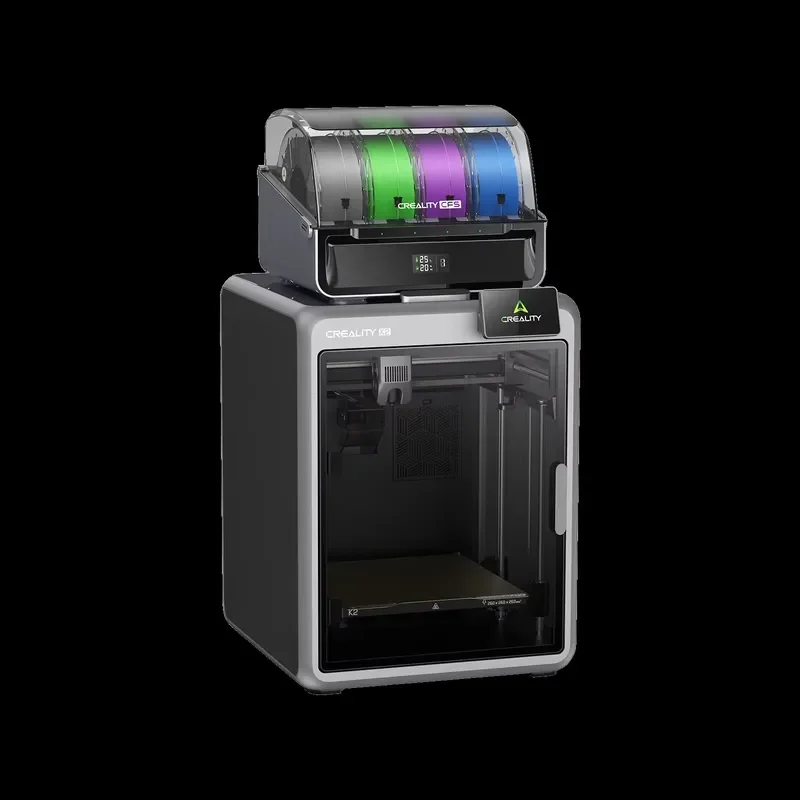 for CREALITY K2 Combo 3D Printer 600mm/s High Speed Supports Up to 16 Colors Print Size 260x260mm Fully Enclosed