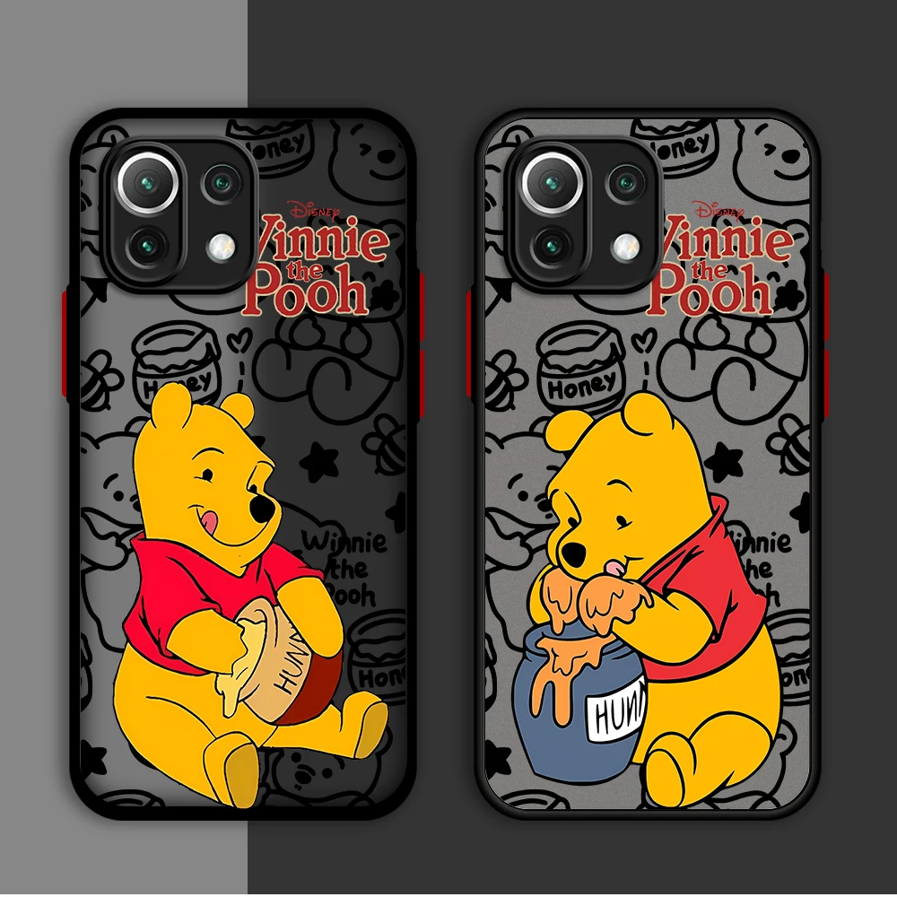 Disney Winnie The Pooh Phone Case for Redmi 9 9A 9i 9C 9T 10 2022 10 10C 10A 12 4G 12C 13C 4G 5G K40 Pro A1 Plus A2 Plus