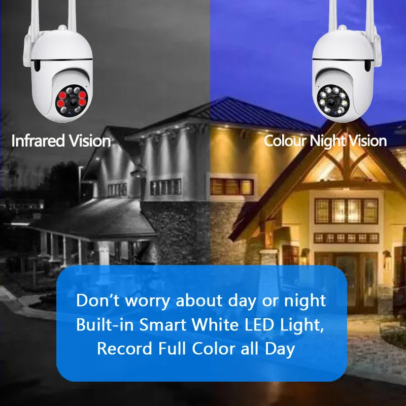 5G Security WIFI IP Camera Audio CCTV Surveillance Outdoor 1080P Night Full Color Wireless PTZ Motion Tracking Cameras