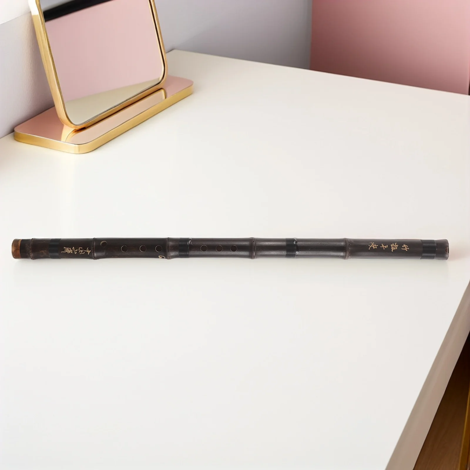 

Vertical Bamboo Flute Traditional Dizi Eight-Hole Design for Beginners and Professionals Chinese Musical