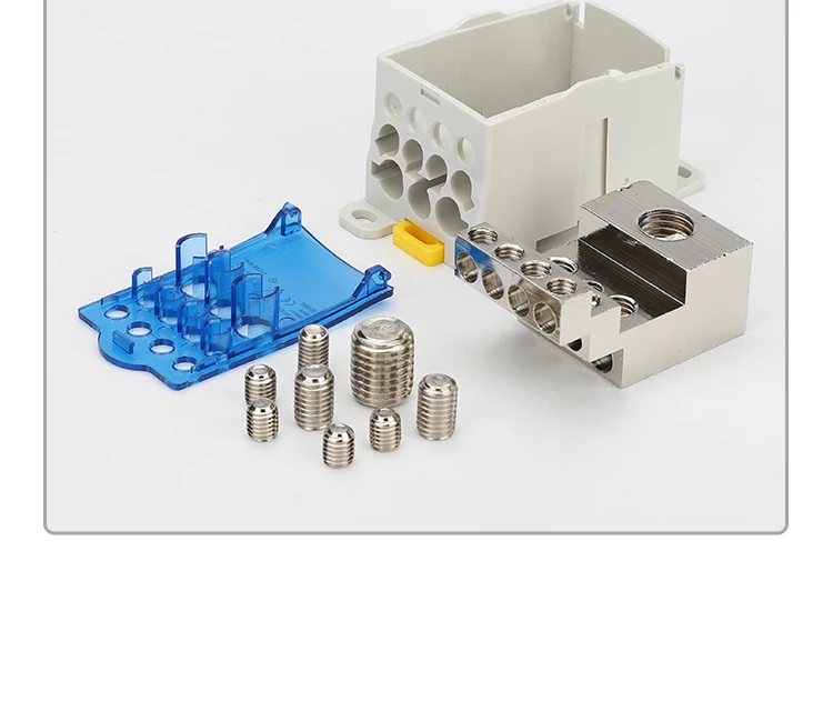 Elektrischer Kabelverbinder Ein-Ein-Mehr-Aus Verteilerdose DIN-Schienen-Klemmenblöcke Anschlussdose Verteiler UKK-80/160/250A400 – Detail 10