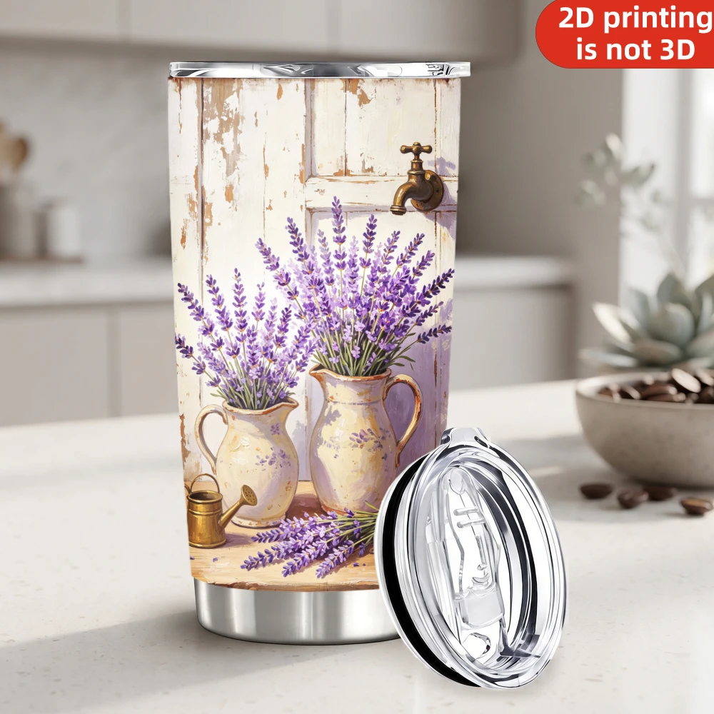 20oz French Country Lavender P - Tumbler 20Oz White review and price