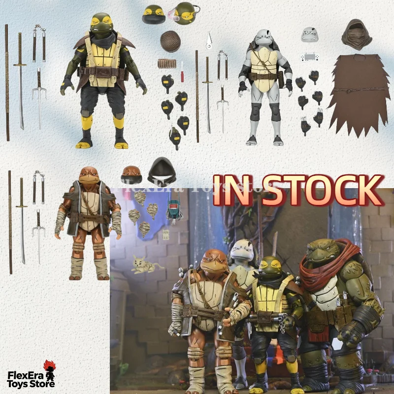 in Stock NECA Teenage Mutant Ninja Turtles The Last Ronin Evolution Reboot 2nd Version Articulated Action Figure, Toy Gift