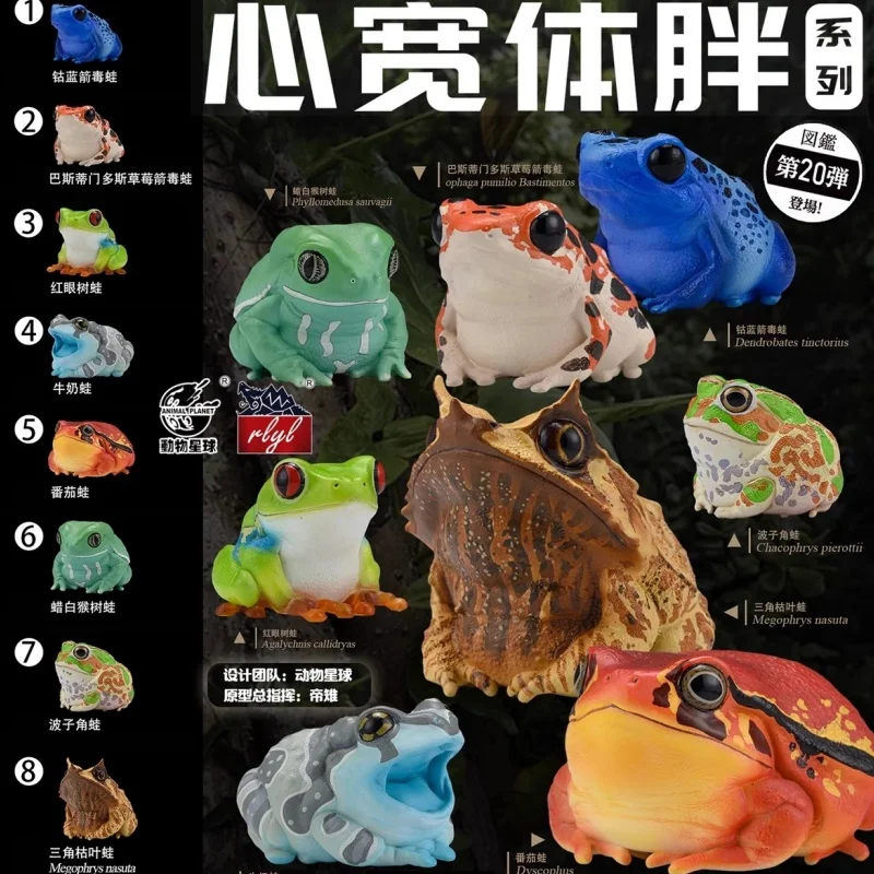 

Spot Animal Planet Heart Wide Body Fat Series 13th Bullet Horned Frogsouth American Grandfather Tree Frog Model Hand