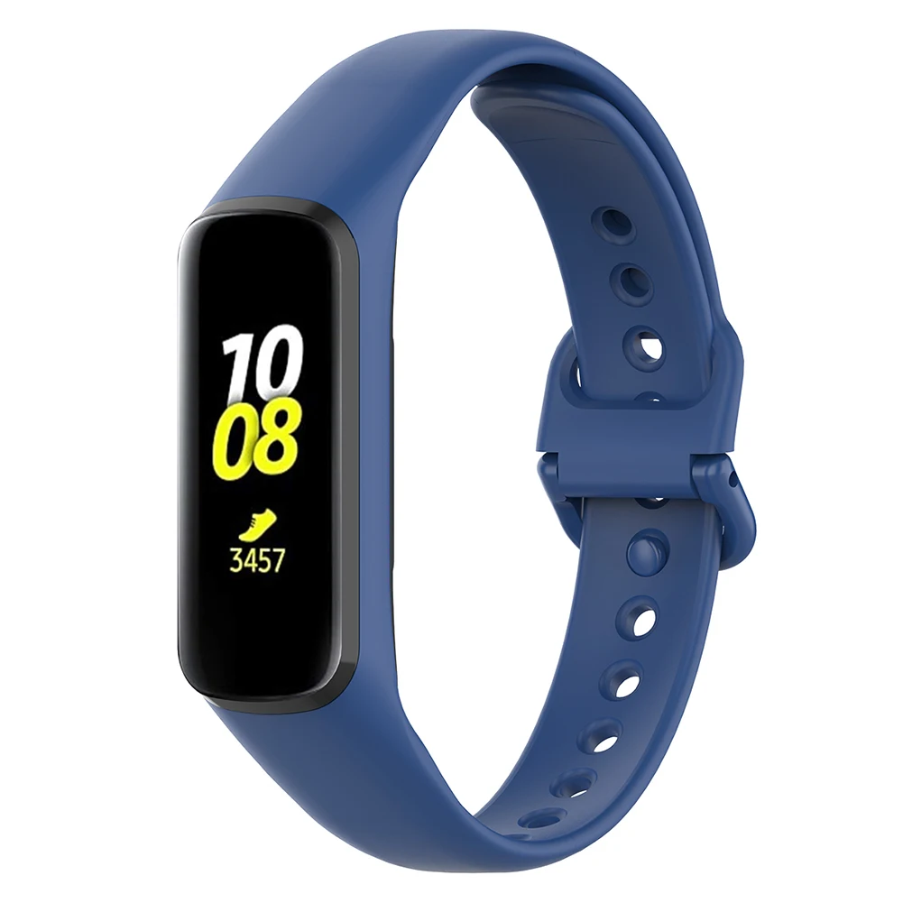 Cinturino per orologio intelligente in Silicone cinturino per cinturino regolabile comodo cinturino per orologio di ricambio impermeabile per Samsung Fit-E SM-R375