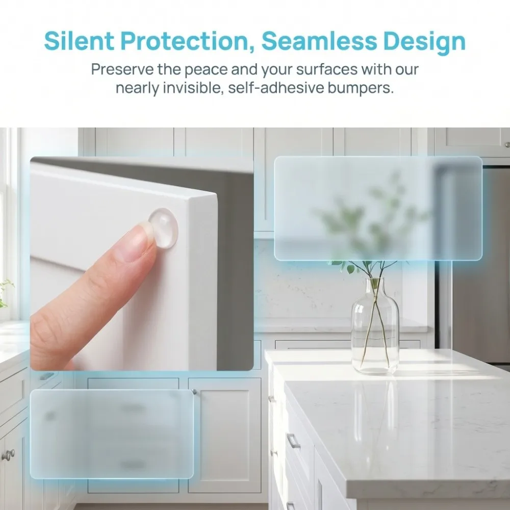 200Pcs Accessory Silicone Non Slip Pads Transparent Mini Feet Pad 8x2.5mm Bumper Pads Photo Frame