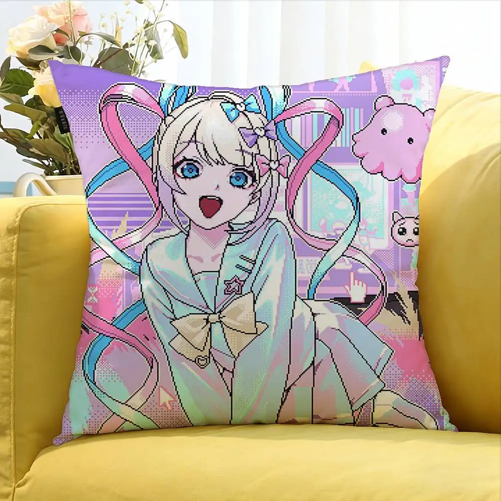 K-Kangel Needy Streamer Overload Various Sizes Square Pillow Case For Car Home Bedchamber Decor