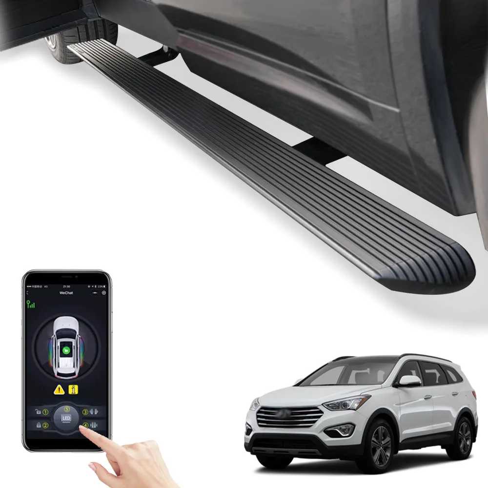

WJ Super Price LED Lights Car Padel SideSteps Electric Retractable Running Boards for Ix 45