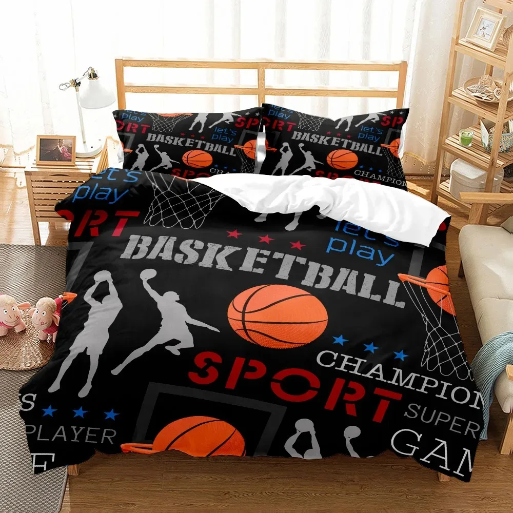 

Fantastic Basketball Duvet Cover Set Uk Single Double King US Twin Full Queen King Bed Linen Set