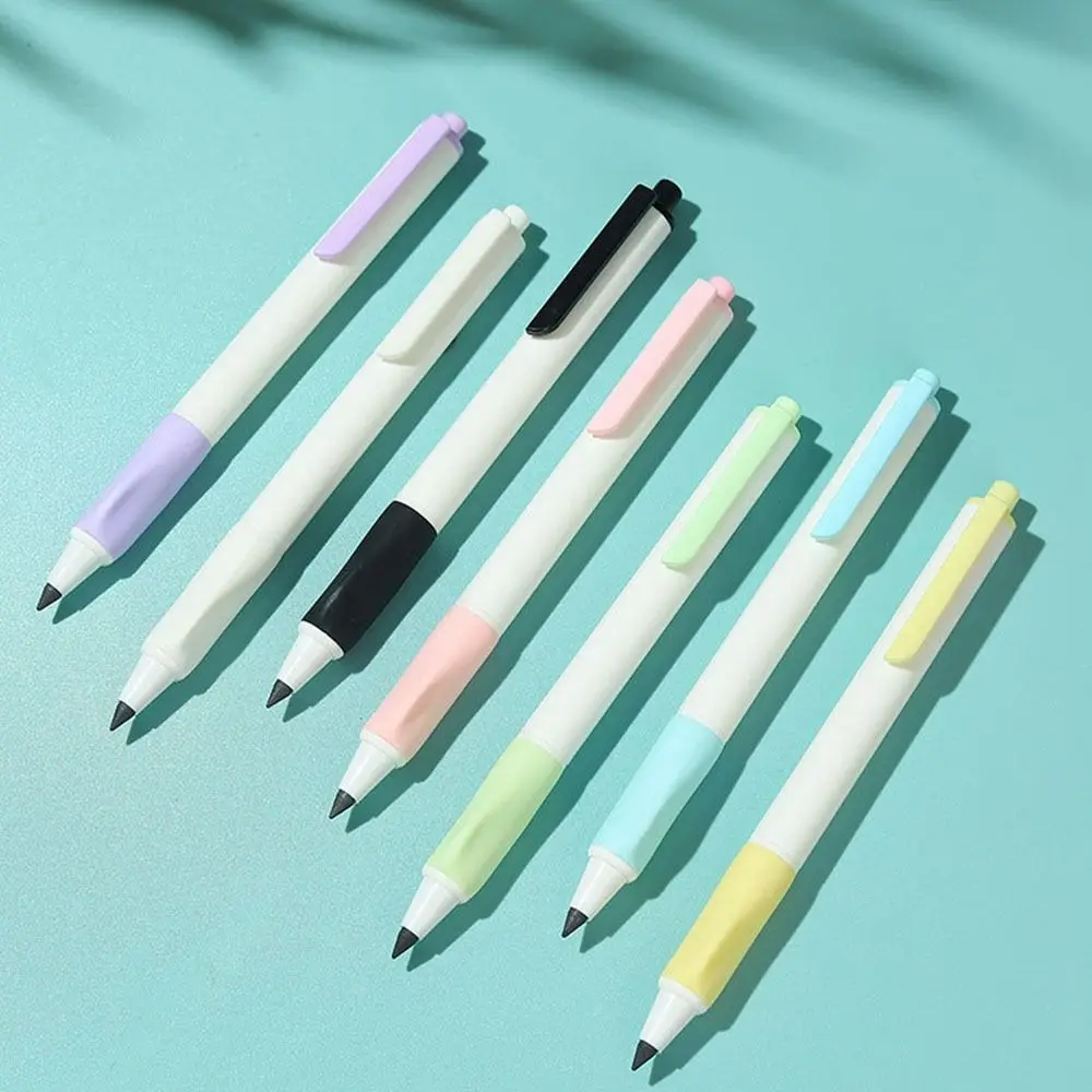Милый стираемый неограниченный карандаш HB без заточки, вечная ручка 0,35 мм, мягкий пресс-карандаш, школьные принадлежности