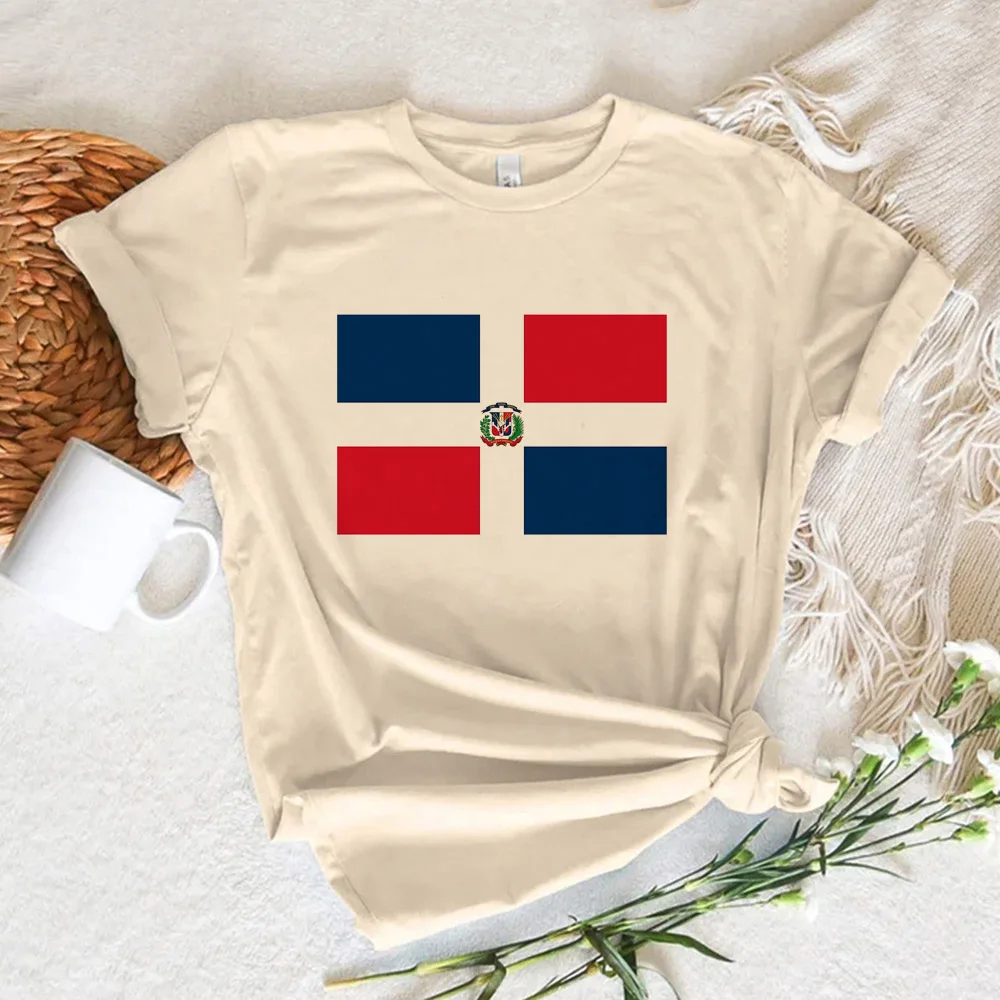 Dominican Republic t-shirts women manga tshirt female 2000s clothes