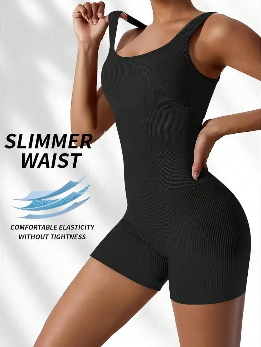 KIKIMINK จั๊มสูทผู้หญิง ไร้รอย - Seamless Ribbed Workout Tank Top บทวิจารณ์และราคา
