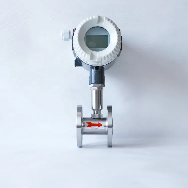 Output Stainless Steel Diesel Fuel Oil Turbine Flow Meter Flowmeter for Gas Air Steam