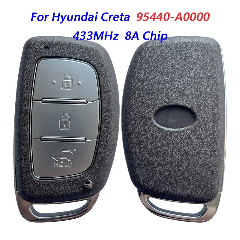 AK020153 For Hyundai Creta 2016 Smart Remote Key 3 Button 433MHz 8A Chip PN 95440-A0000 VVDI X38M Aftermarket