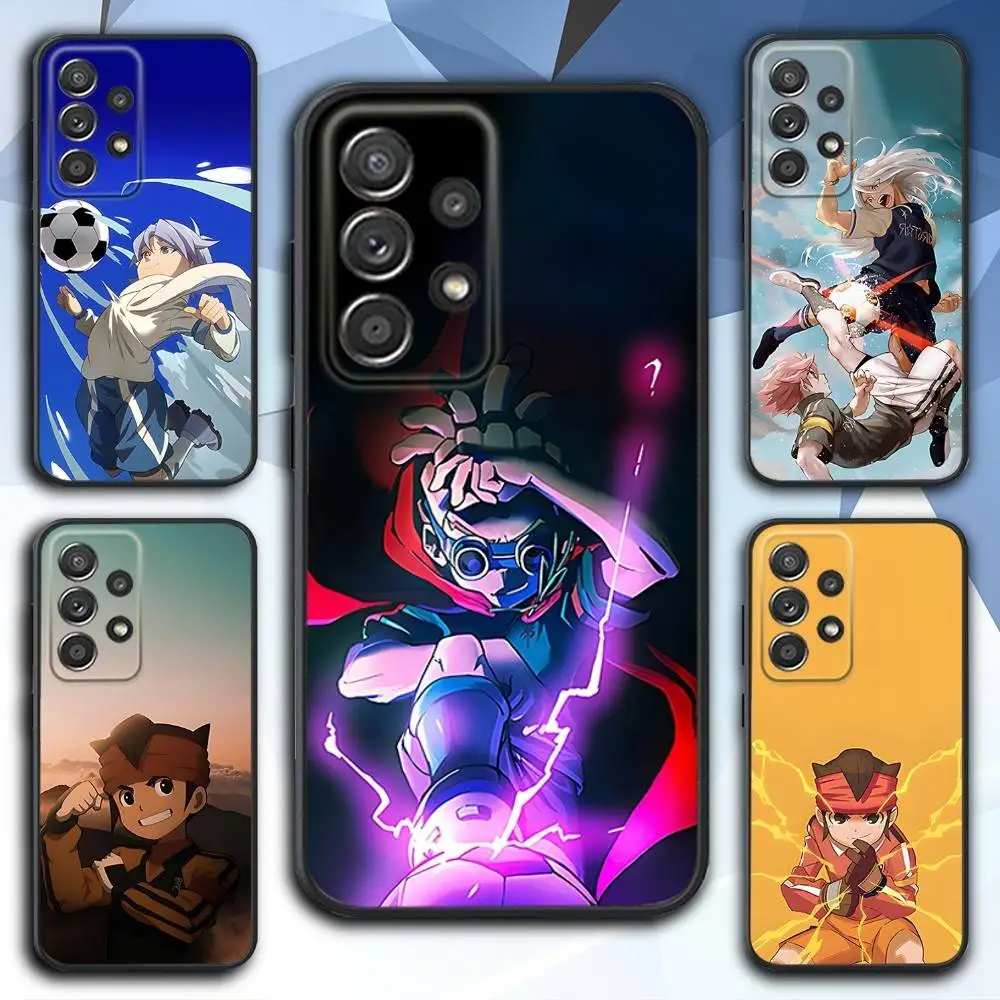 

Aniem I-Inazumas E-Eleven Phone Case For Samsung S 25,24,23,22,30,21,10,9,Ultra,Plus,Lite,FE,4,5 G Soft Black Case