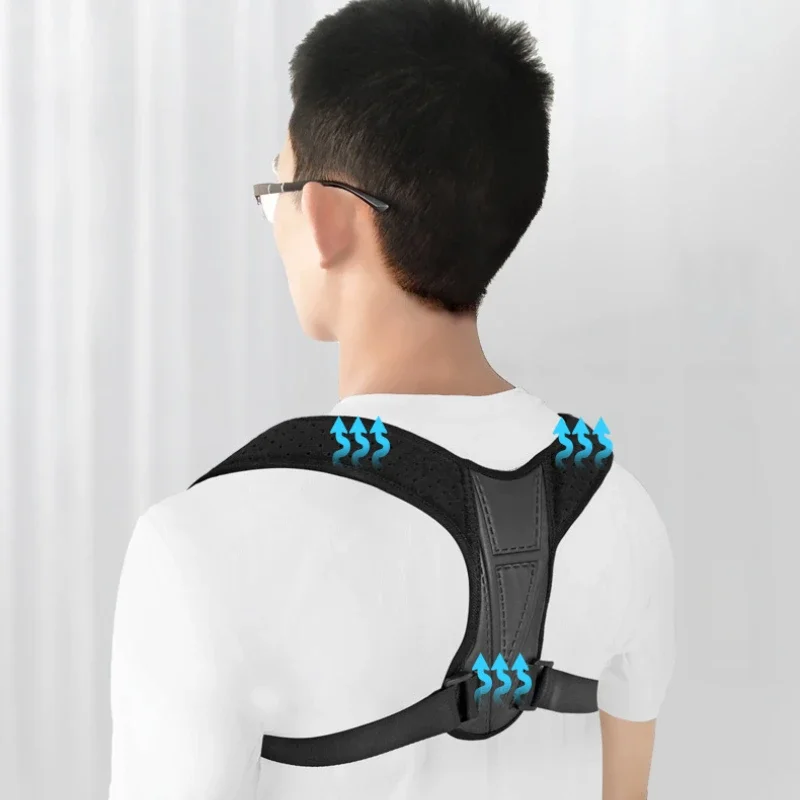 Back Posture Corrector Belt Adjustable Medical Clavicle Spine Shoulder Lumbar Posture Correction for Men Women