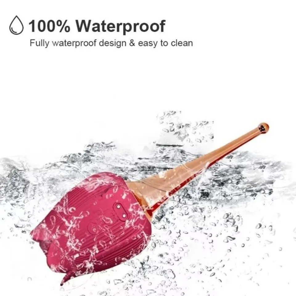 女性用ローズ吸引バイブレーター、ディルド、振動クリトリスサクション、乳首クリトリス刺激、女性用大人のおもちゃ