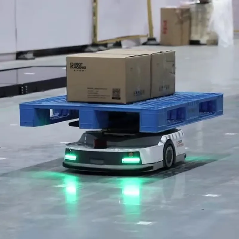 Gran oferta, superventas, Phoenix, carga de 400KG, AGV, AMR Industrial guiado magnético para coche, conector de altura máxima de 60mm, características nuevas condiciones