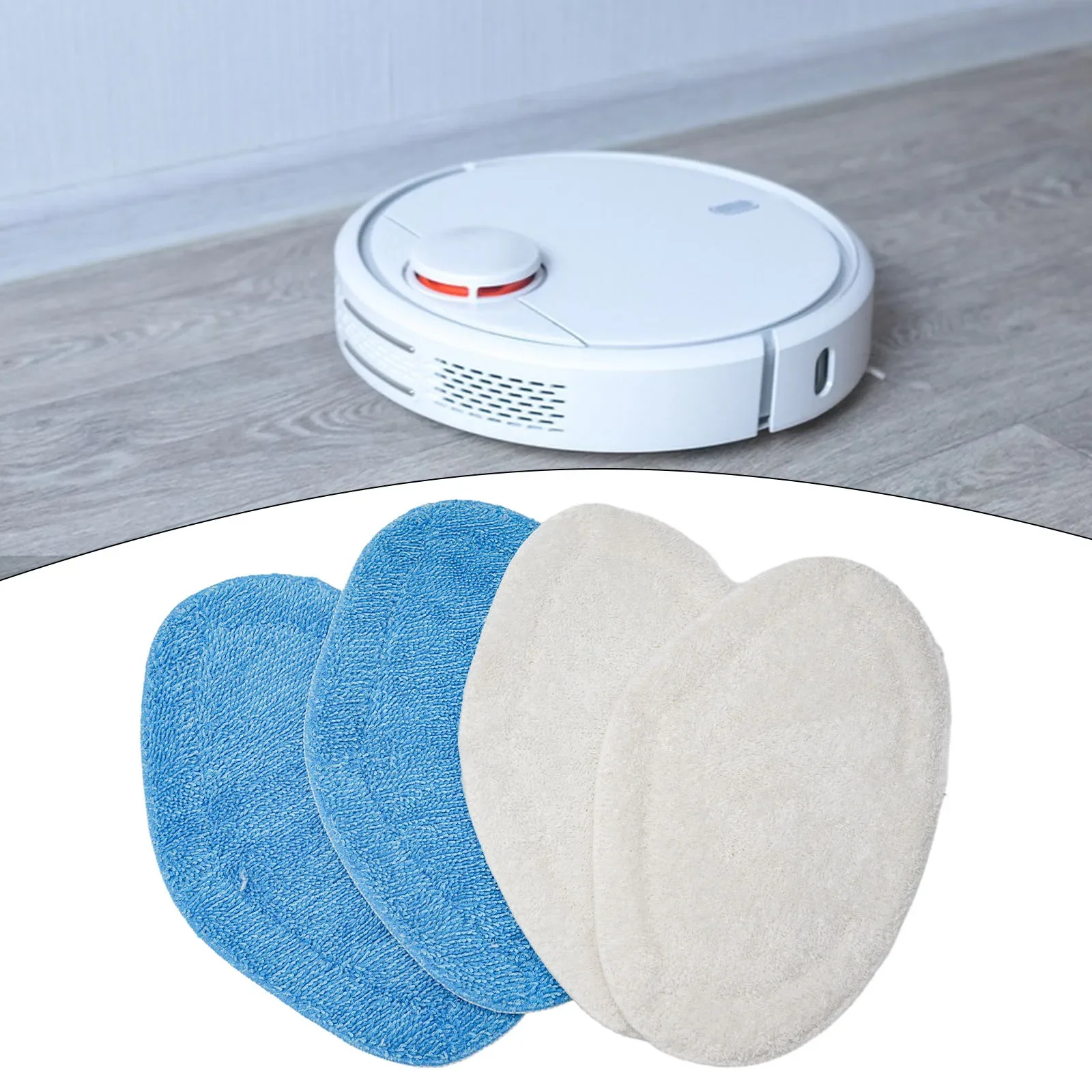 4 Pack Mop Pads Voor Stofzuiger Dubbele Stoom Plus 62300479 Huishoudelijke Schoonmaakonderdelen En Vervanging Van Accessoires