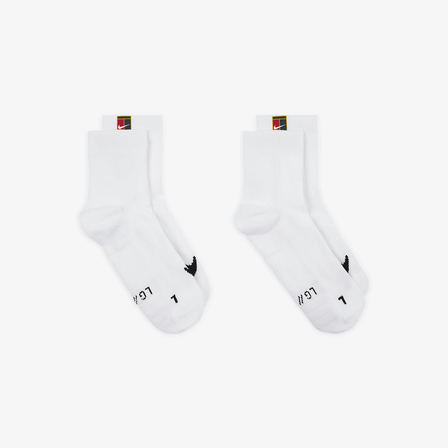 جوارب تنس رياضية أصلية للجنسين من نايكي مكونة من قطعتين CU1309-100 #3