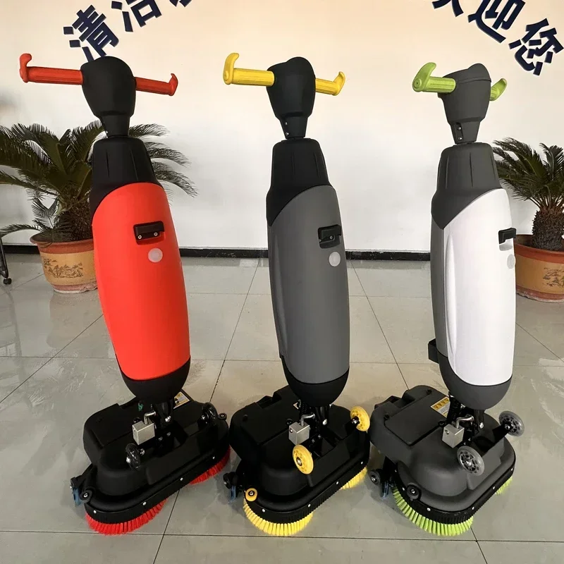 Mini Rotary Electric Scrubber Dryer High Quality Manual Floor Cleaning Machine Walk Behind Floor Scrubber