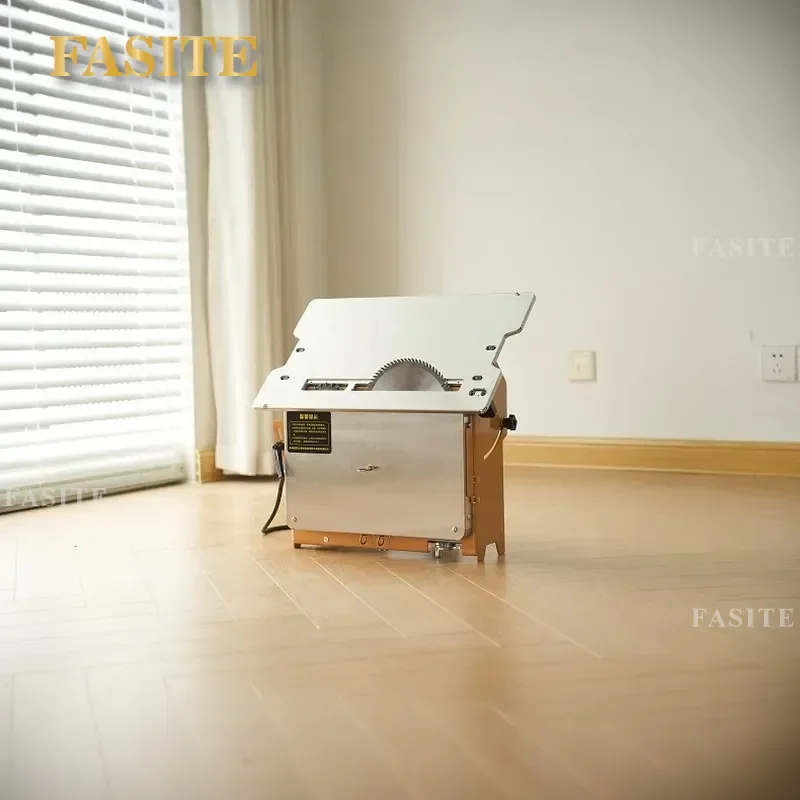 For Woodworking Table Saw Brushless Silent Dust Free Precision Slider Lifting One Key Fine Tuning All In One Machine