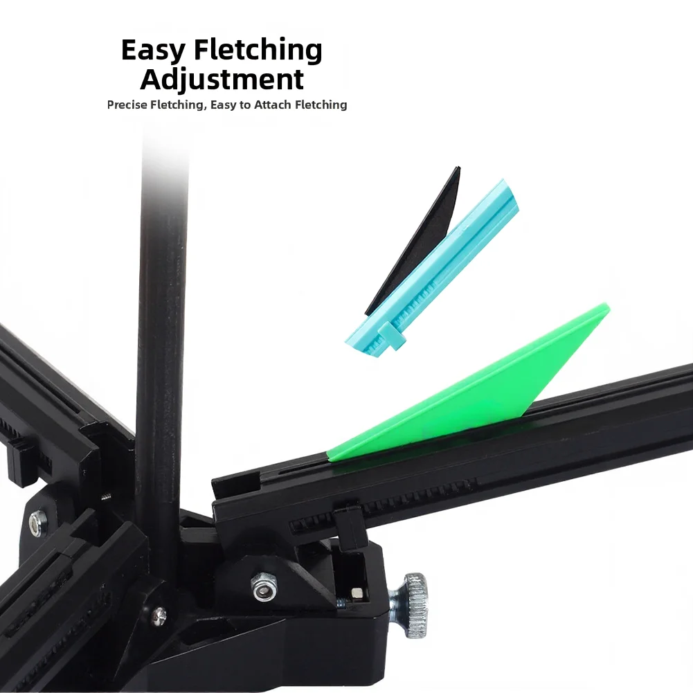 

3D Fletching Jig for Arrow Builders Requiring Accurate 120 Degree or 90 Degree Vane Distribution on Round Shaft Profiles