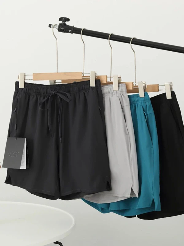 

Мужские спортивные штаны на открытом воздухе Fitn Running Qui Dry, дышащие, с эластичной резинкой на талии, пляжные летние новые повседневные брюки Sle Faion Urban