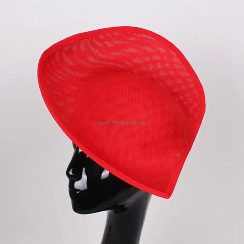Teardrop Sinamay Saucer Hat Base Fascinator Base Millinery Base Sinamay Hat Base