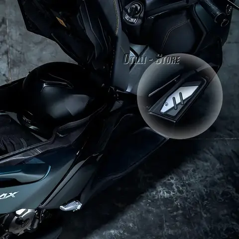 X-MAX 300 액세서리 Yamaha XMAX 300 2023 2024 오토바이 플레이트 미끄럼 방지 페달 플레이트 발판 풋 패드 용 발 페그